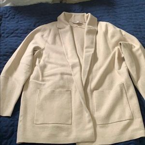 Knit Blazer in Soft Sand Heather